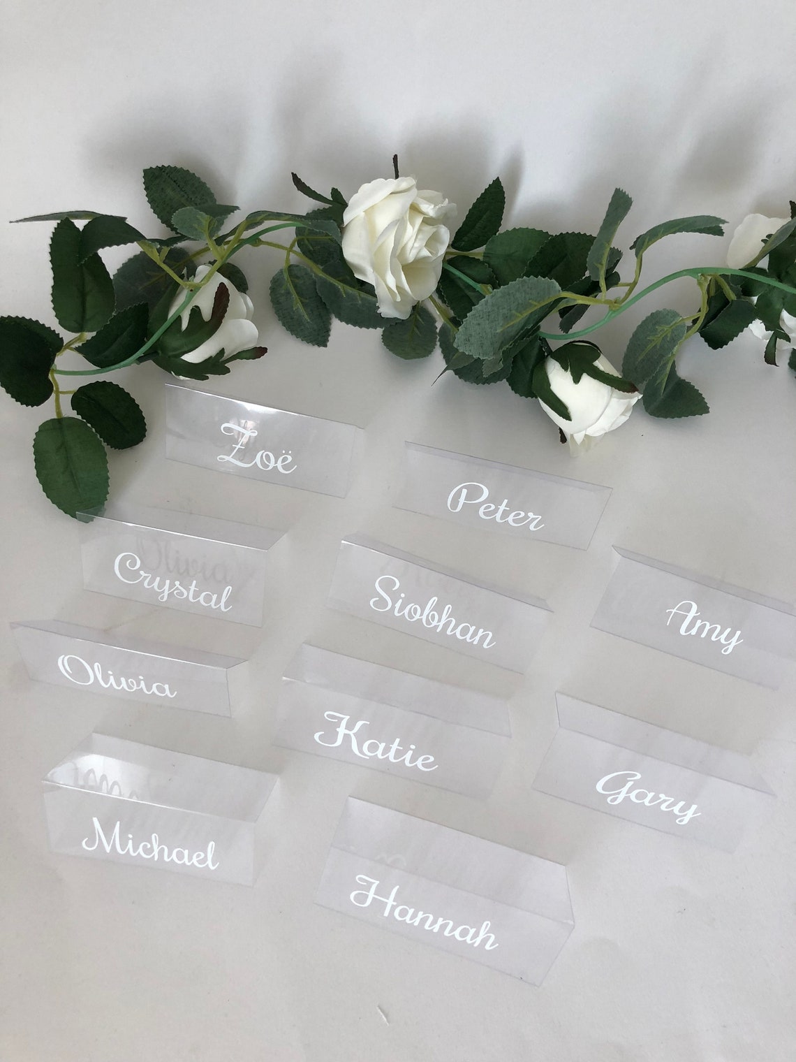 Personalised Name Place Cards Christmas Placecards Weddings Etsy UK