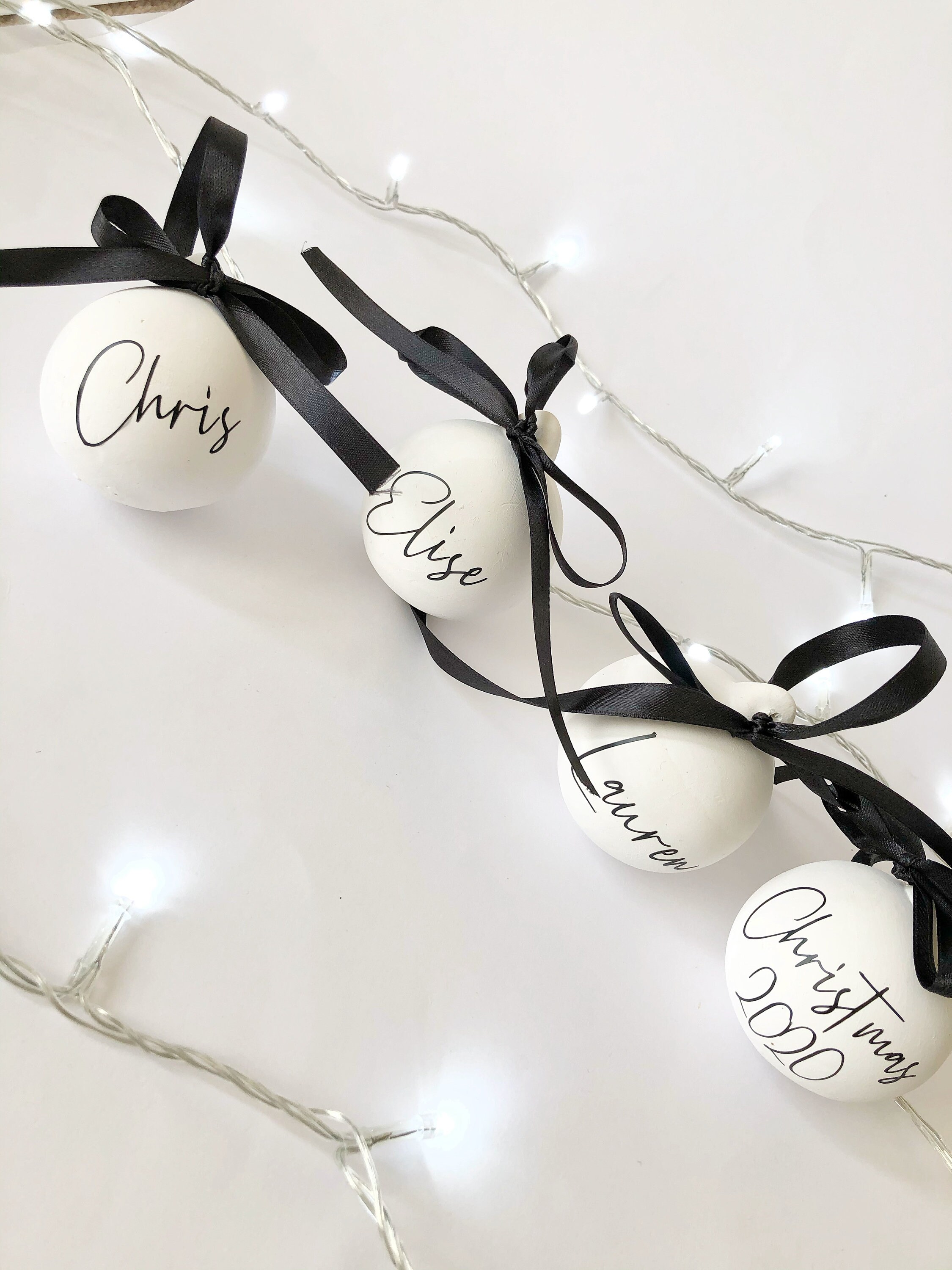 Personalised Bauble Ornament- 2Pc main image 1