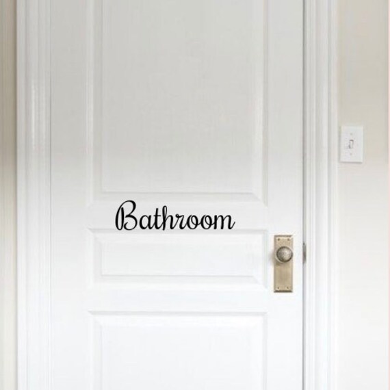 Free Shipping Vintage Wall Sticker Bathroom Decor Toilet Door Vinyl Decal Transfer Vintage Decoration Quote Wall Art Wall Art Wall Stickertoilet Door Aliexpress