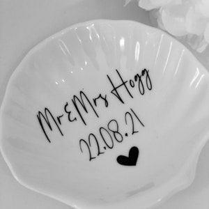 Piatto ad anello personalizzato, regali per lei, portaciondoli, regali di nozze, regalo di laurea, regali personalizzati