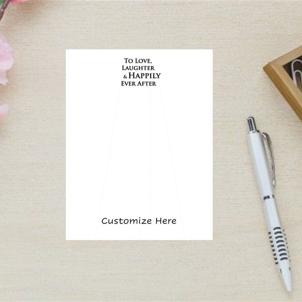 Wedding Notepad Etsy