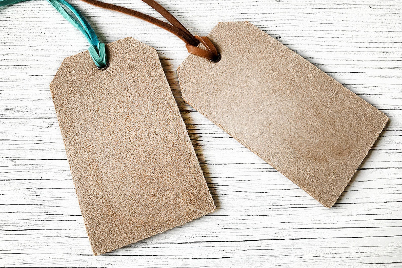 10 Blank Leather Luggage Tag Cut Outs 10 Pack Pre Punched Etsy