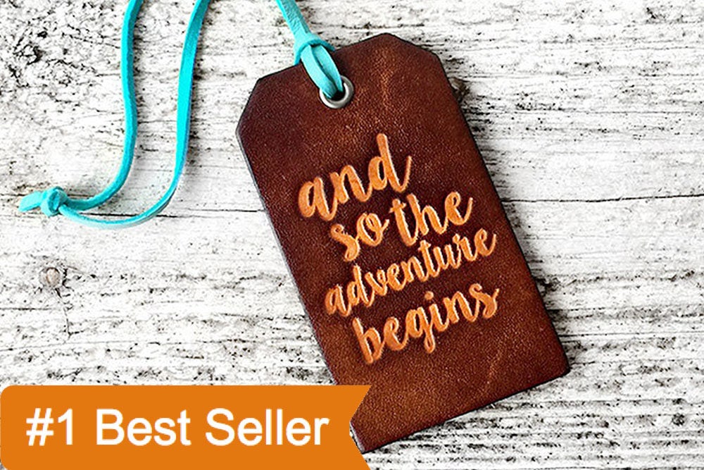 Luggage Tags in Bulk Genuine Leather Luggage Tag Wedding Etsy