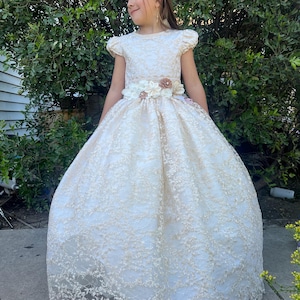 Girls dress communion