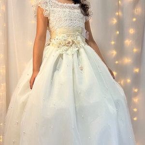 Vestido de comunión para niñas