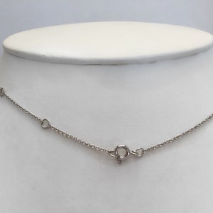 Diamond Smiley Face Necklace in 14K White Gold image 5