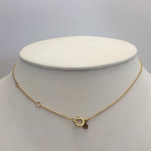 Diamond Crescent Moon & Star Necklace // 14k yellow, white and pink gold // natural diamonds // image 8