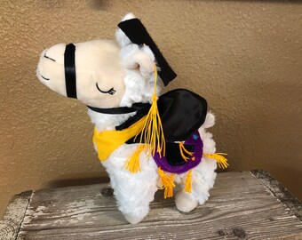 graduation llama plush