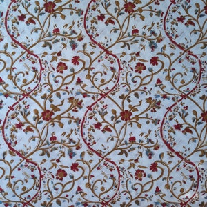 18th Century Reproduction "American Autumn" Hand Block Print