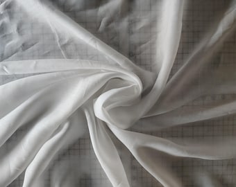 100% Linen: White, Lightweight & Sheer, 56 gsm