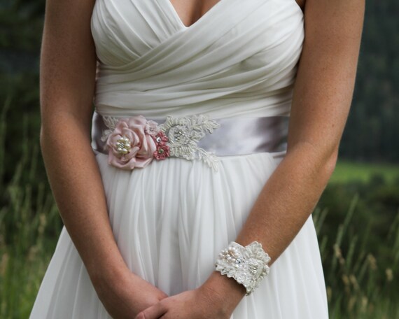 Swarovski crystal top bridal sash