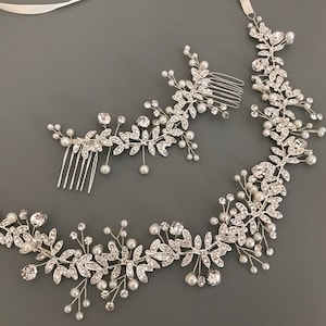 Bridal Belt and Comb - Etsy display picture 3