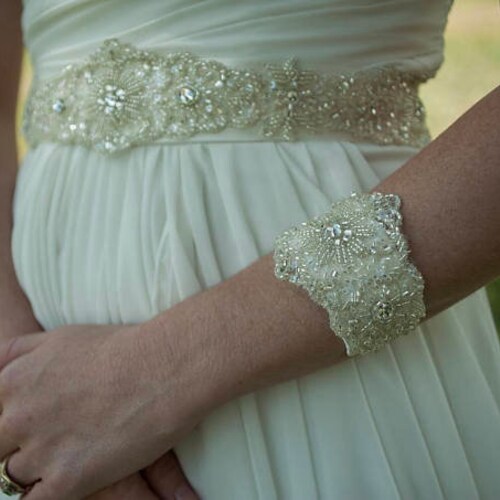 Vintage Chic Crystal Beaded Bridal Wedding Sash / shops Crystal Wedding Belt /Wedding Dress Sash /Crystal Beaded Bridal Belt / Rhinestone Sash