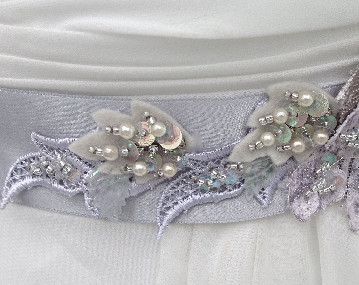 Beaded Lace Bridal Sash Wedding Sash in Lavender Plum and Etsy