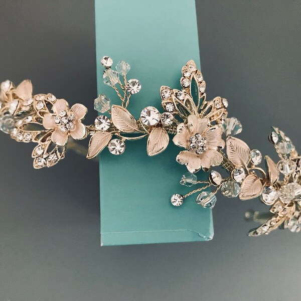 golden leaf headpiece