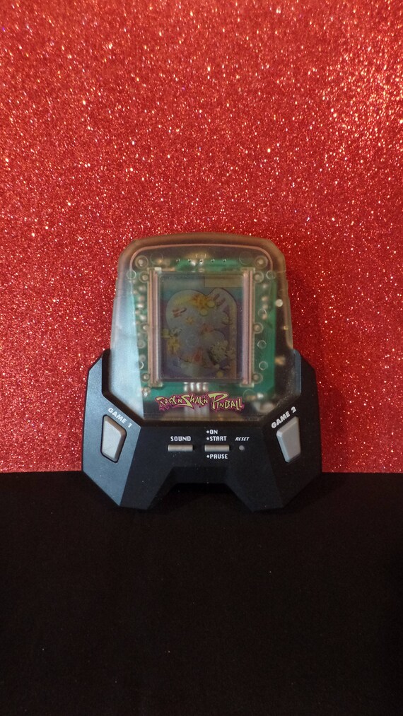 handheld electronic pinball game