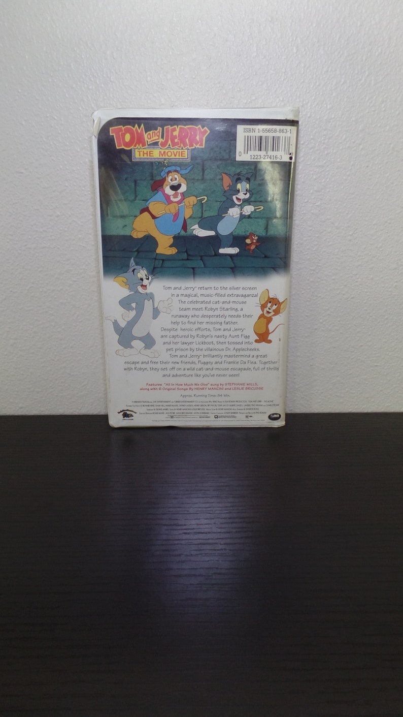 VHS Tom and Jerry The Movie Etsy