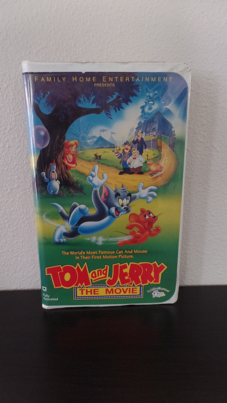 VHS Tom and Jerry The Movie Etsy