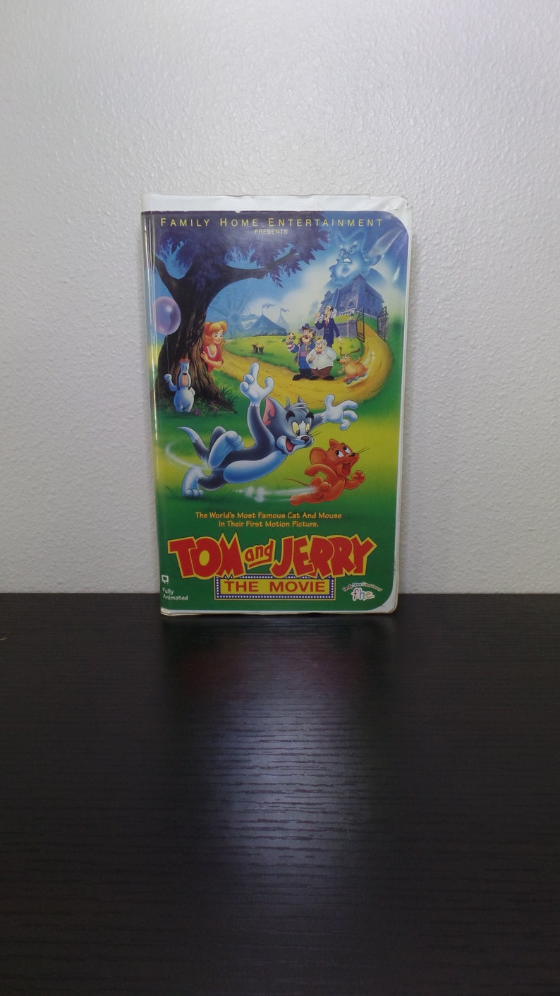 VHS Tom and Jerry The Movie Etsy