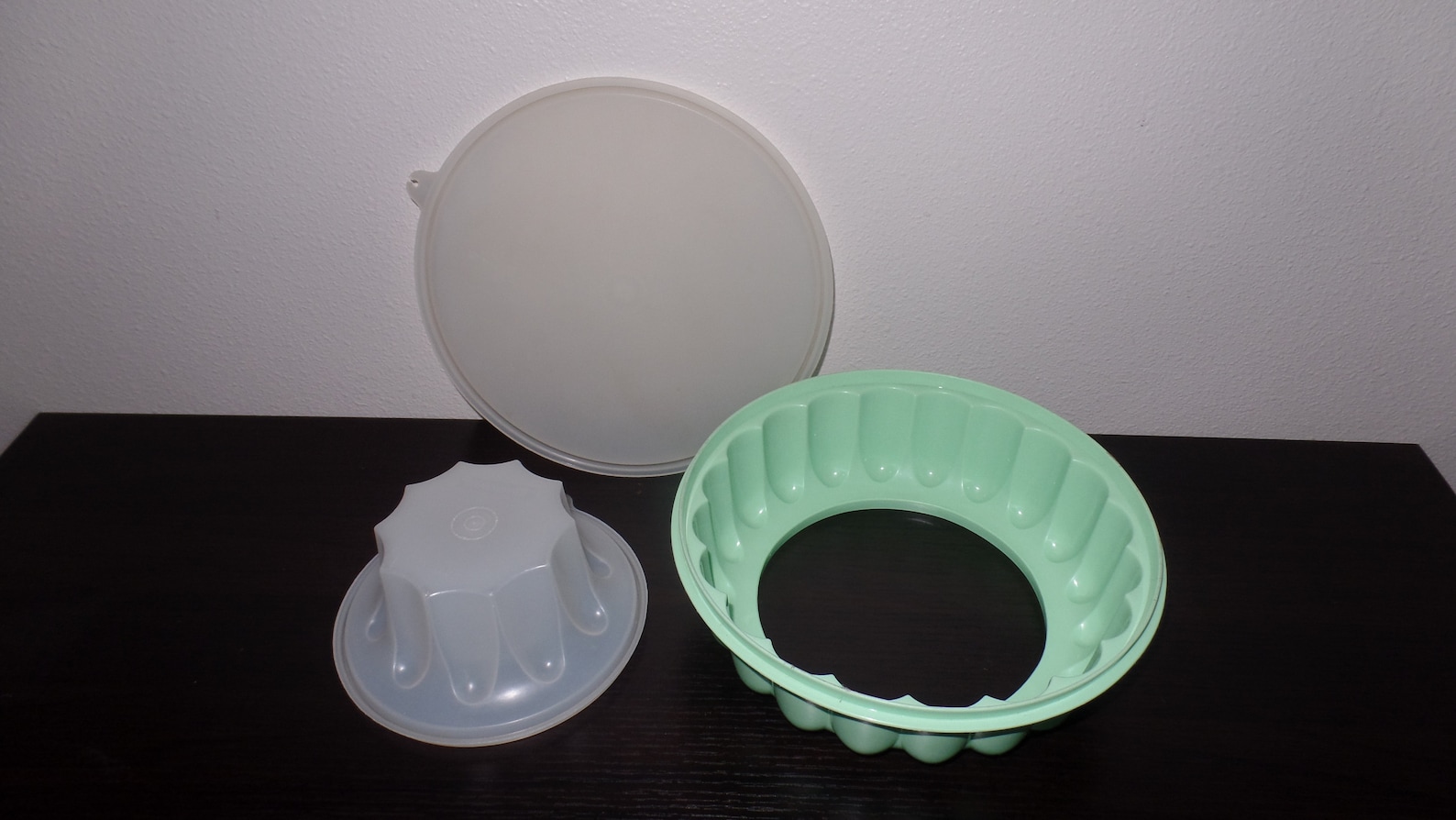 Vintage Tupperware Jello Ring Mold 3 Piece Set Etsy
