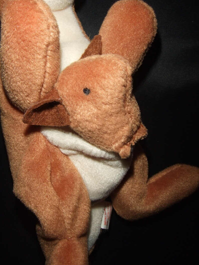 Pouch the Kangaroo Beanie Babies Original 4161 Toys Stuffed Animals