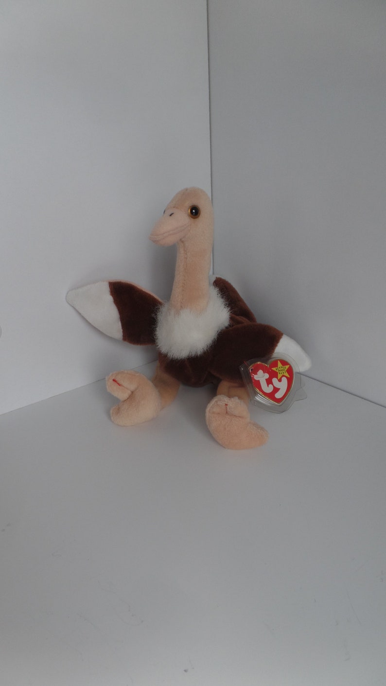 stretchy the ostrich beanie baby value