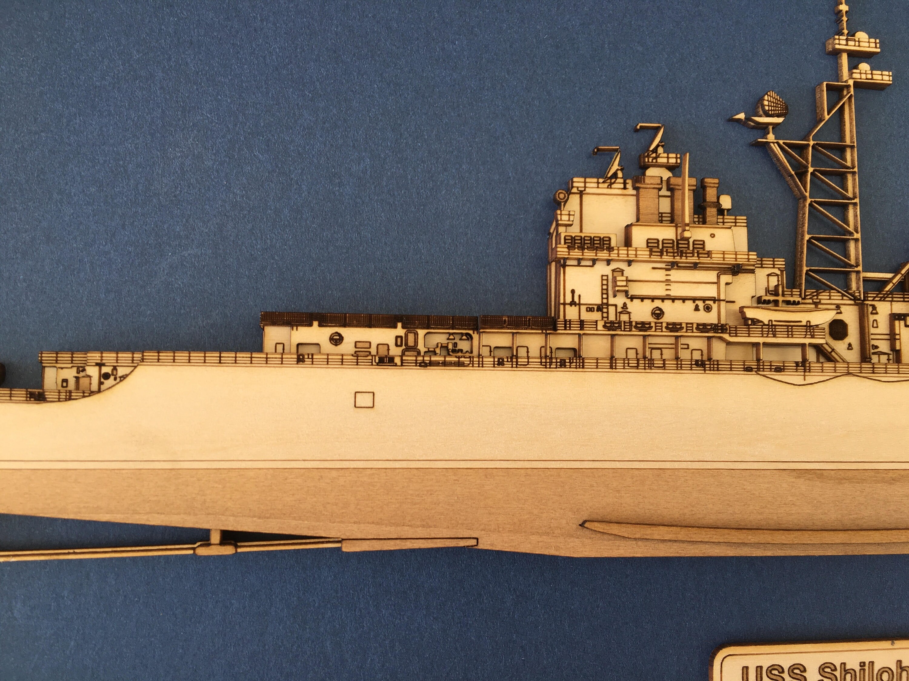 St. George Model USS Cape St. George (CG-71) Wood Model - Etsy