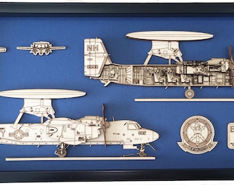 E-2D Hawkeye Wood Model