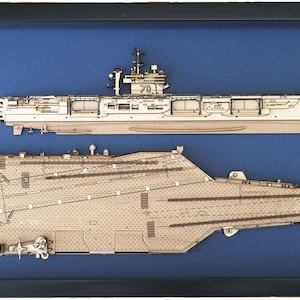 USS Carl Vinson (CVN-70) Wood Model