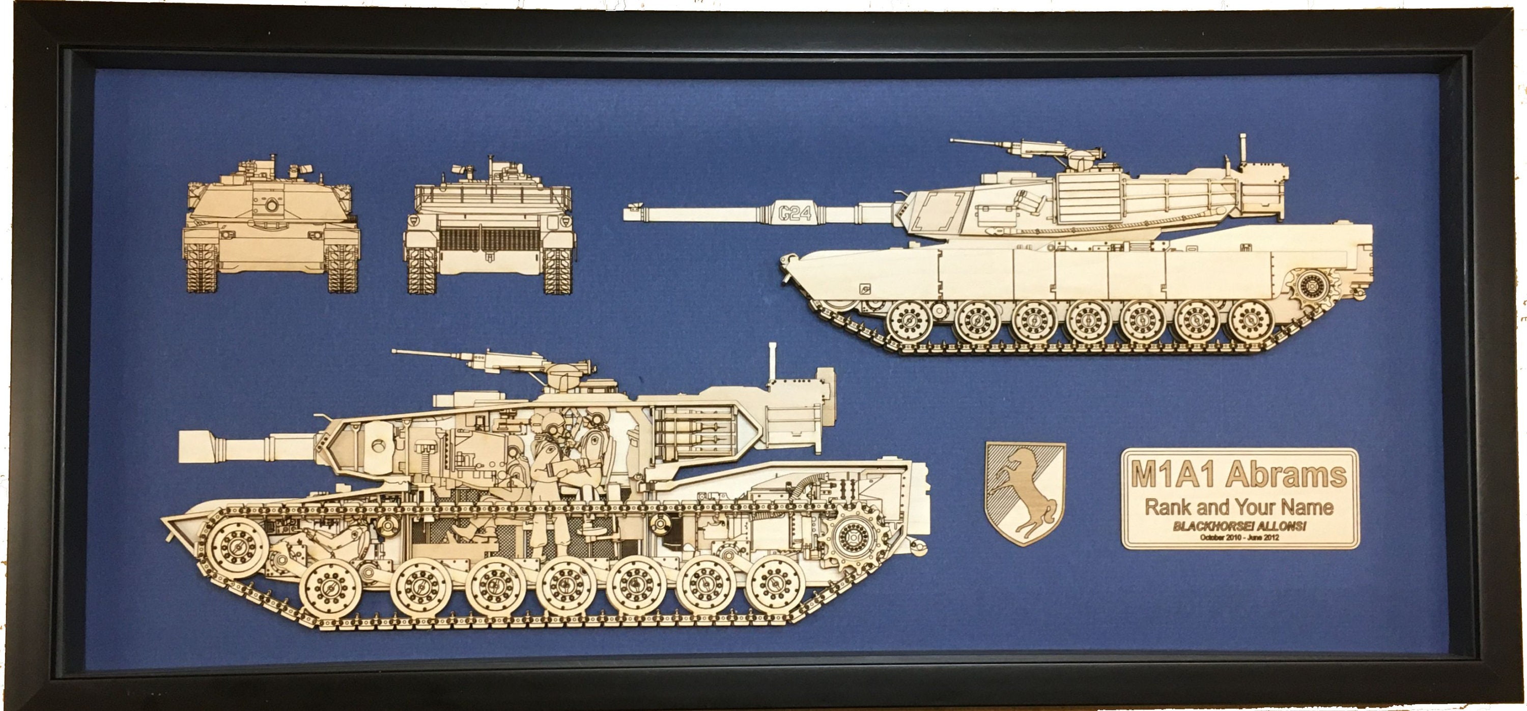 M1A1 Abrams Wood Model - Etsy