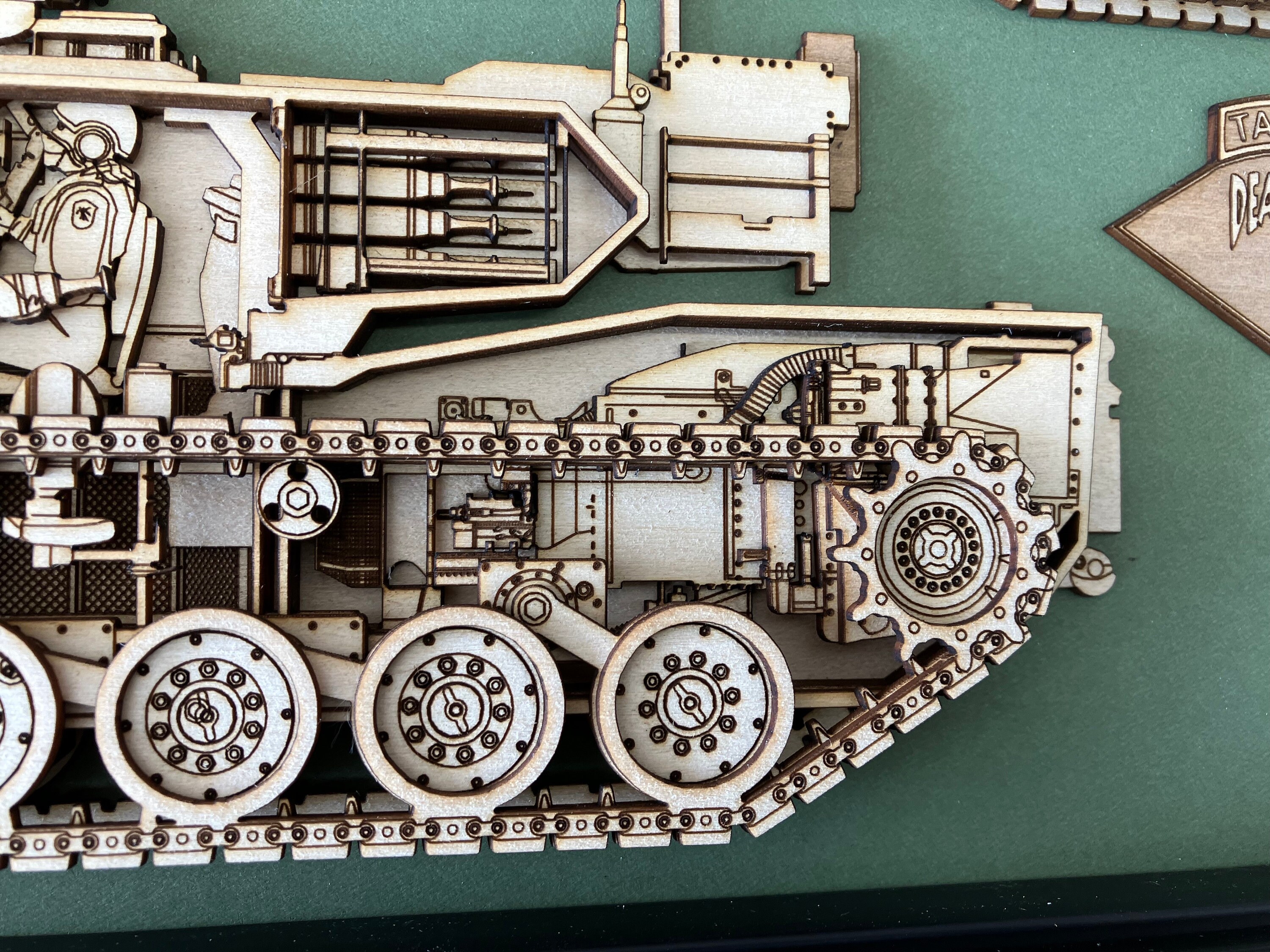 M1A1 Abrams Wood Model - Etsy Denmark