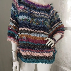 Womans Hand knit sweater /poncho