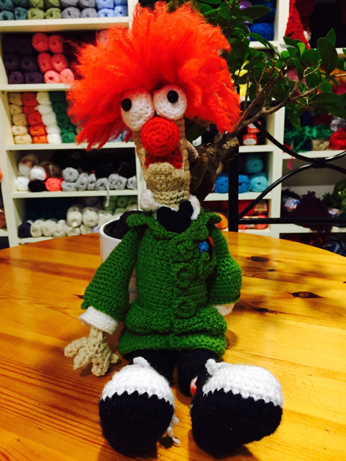 Beaker The Muppets stuffed toy HANDMADE tracking code Etsy