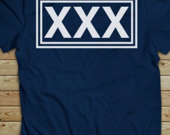 Navy Straight Edge T Shirt XXX Hardcore SXE Punk DIY