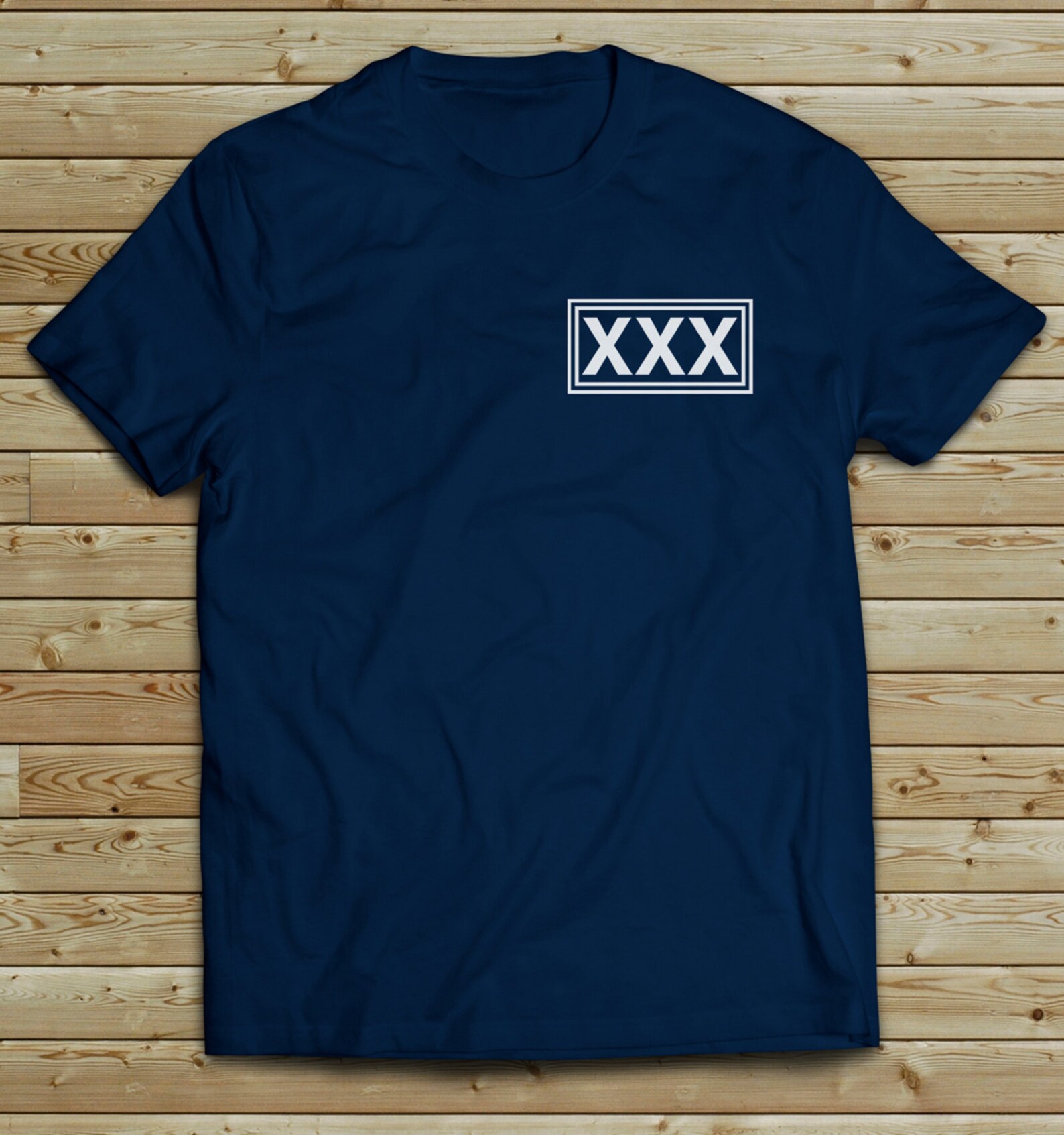 Straight Edge T Shirt Navy XXX Hardcore SXE Punk DIY Screen Etsy