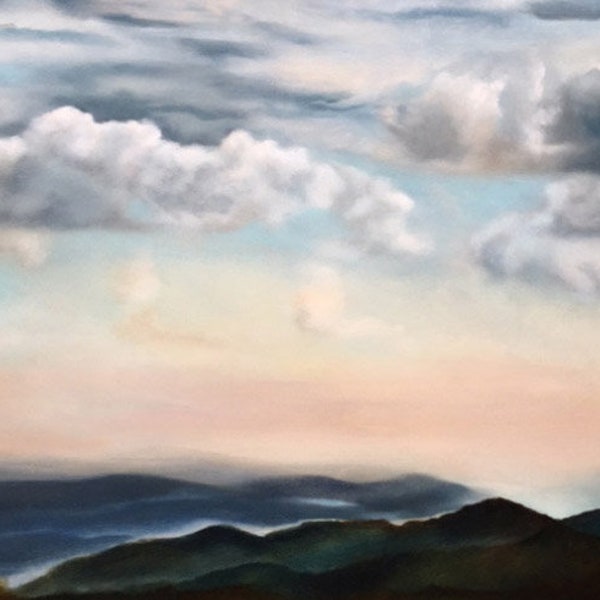 Asheville Lights at Dusk