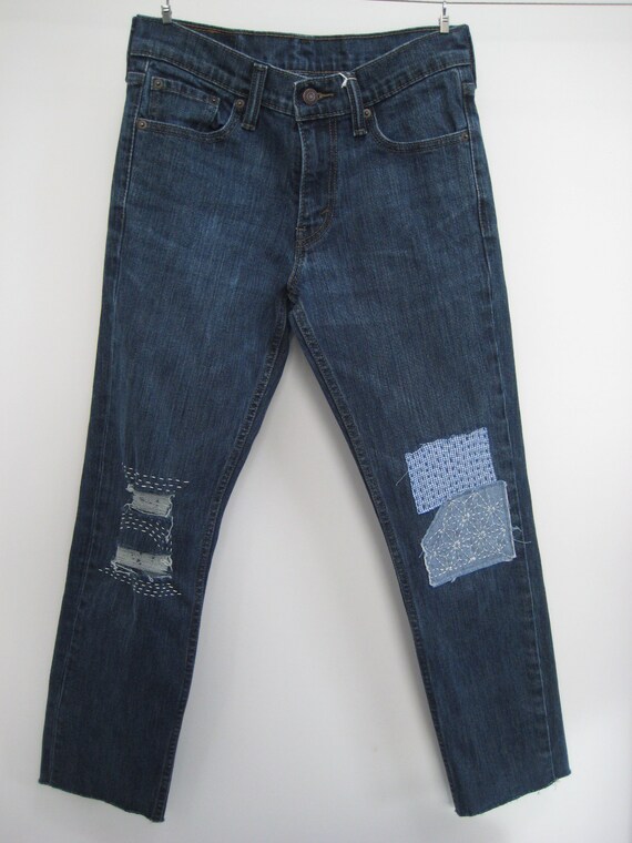 Upcycled Levi 511 Jeans With Sashiko 