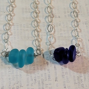 Sea Glass Bracelet, Blue sea glass Bracelet, Turquoise Sea Glass Bracelet