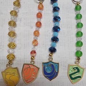 wizard house key chains