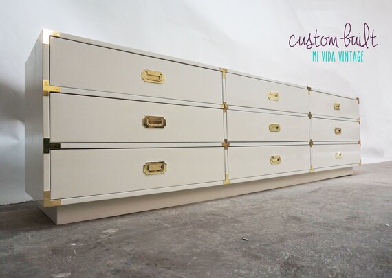 Built2order Custom Made Campaign Dressers Credenzas Etsy