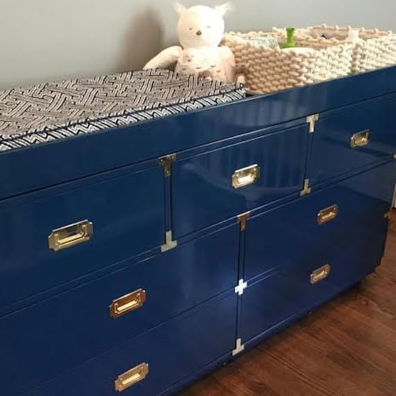 built in changing table