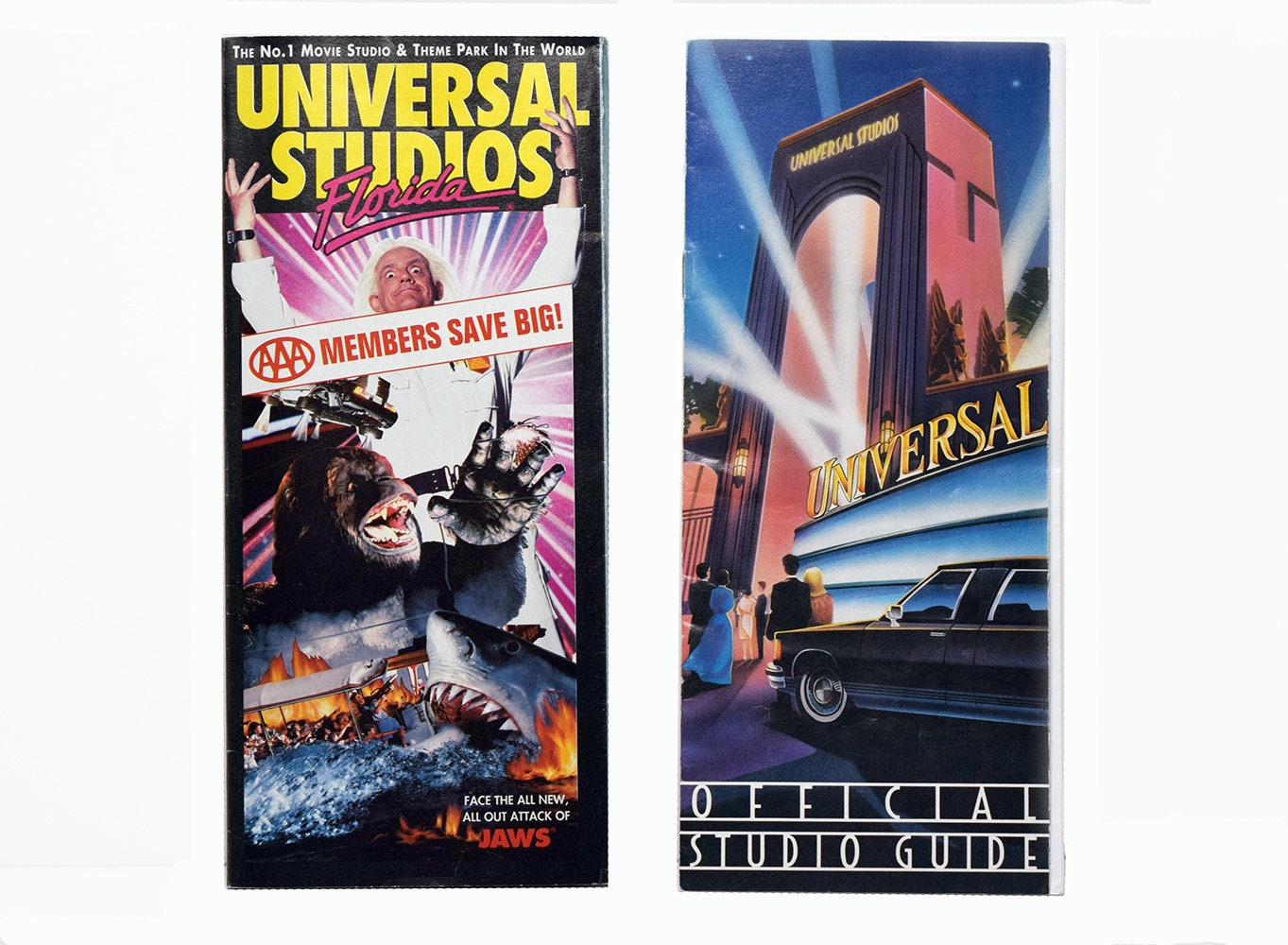 NEW 2023 Universal Orlando resort 2 Park Guide Map + Brochure