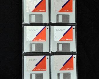 Quark Xpress 3.1 Floppy 3.5 Diskette Software Set for Mac OS or Windows