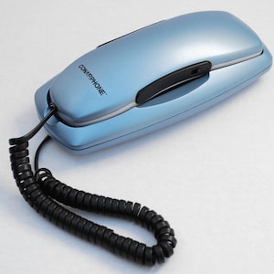 Vintage Conairphone SW620 Sport Slim Design Corded Telephone Baby Blue