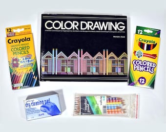 Color Drawing by Michael E. Doyle, Alvin Dry Cleaning Pad, Crayola and Pedigree Colored Pencils