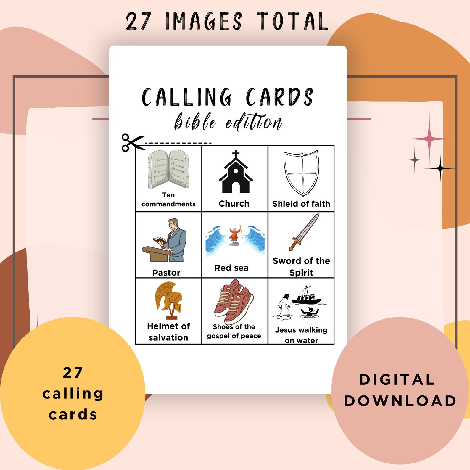 Bible Printable Games Games Printable Printables Church Bingo Bible ...