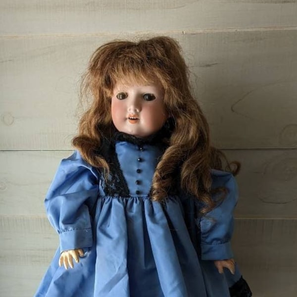 German Bisque & Composition Doll, Armand Marseille, 19" Tall, Marked 390 A. 2 1/2 M.