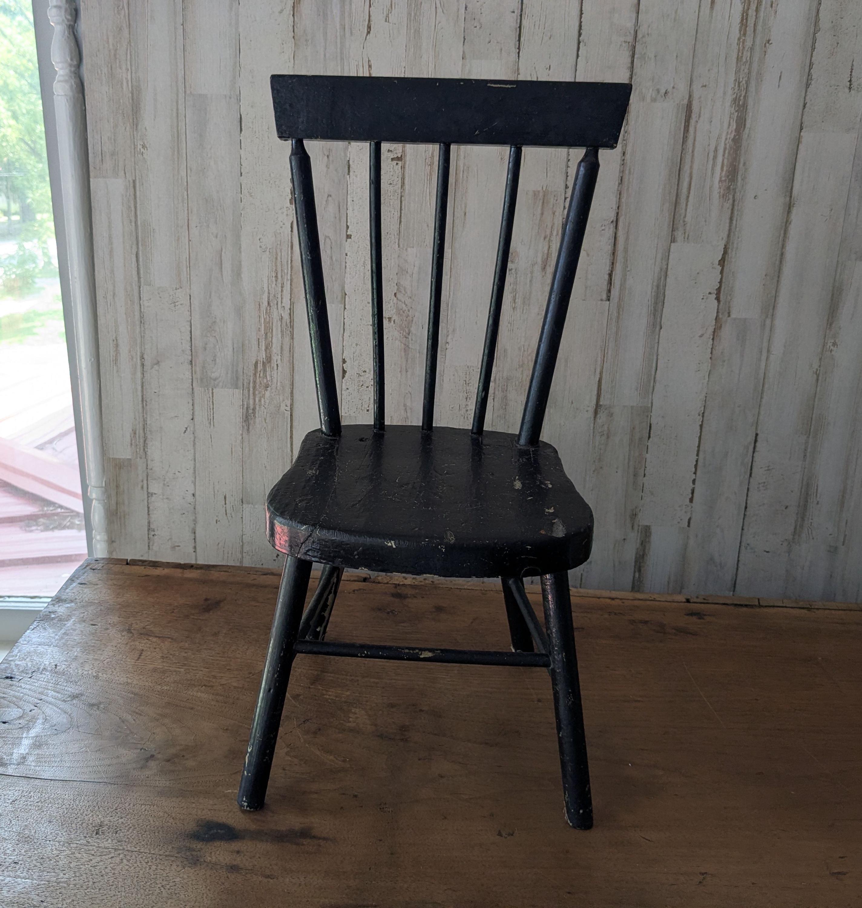 Antique Spindle Back Chair - Etsy
