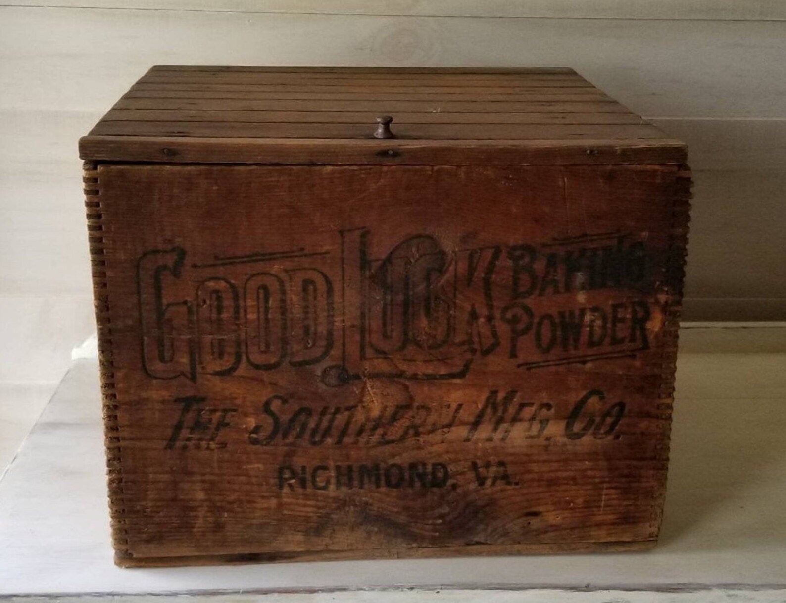 Good Luck Baking Powder Box Southern Mfg. Co. Richmond Etsy