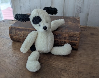 Little 6" Vintage Wobblies Dog, 1990's North American Bear Co. Stuffie